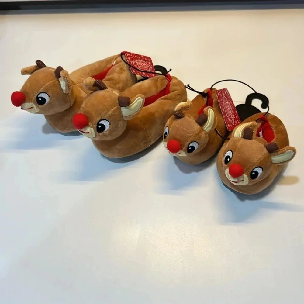 Rudolph the Red Nosed Reindeer Official Licensed Slippers